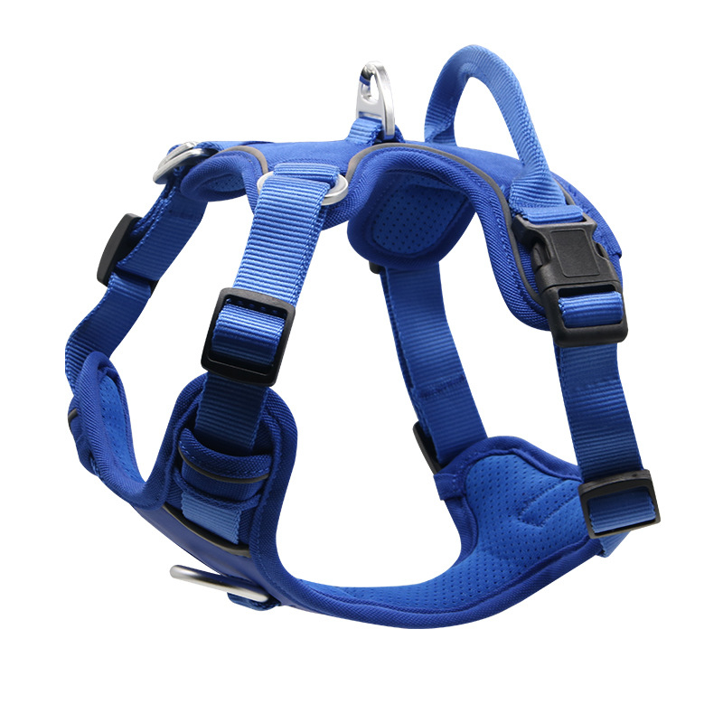 Huida Nylon Reflective Dog Chest Harness with Anti-Choke