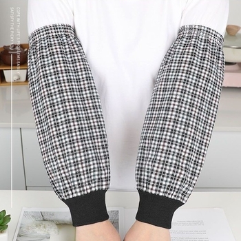 Duge pamučne zaštitne rukave za kuhinju, unisex, protiv prljavštine, minimalistički stil, za jesen i zimu