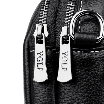 Torba za rame, mala okrugla od PU kože, podstava od najlona, gradski minimalistički stil, proljeće 2025