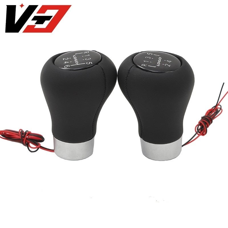 LED osvijetljena ručica mjenjača s 5/6 brzina za BMW ručni mjenjač, br. VBT, kompatibilna s BMW serijama 1–7 (E34,E46,E90,E91,E88,E81,M3,M4,M5,E60,E61)