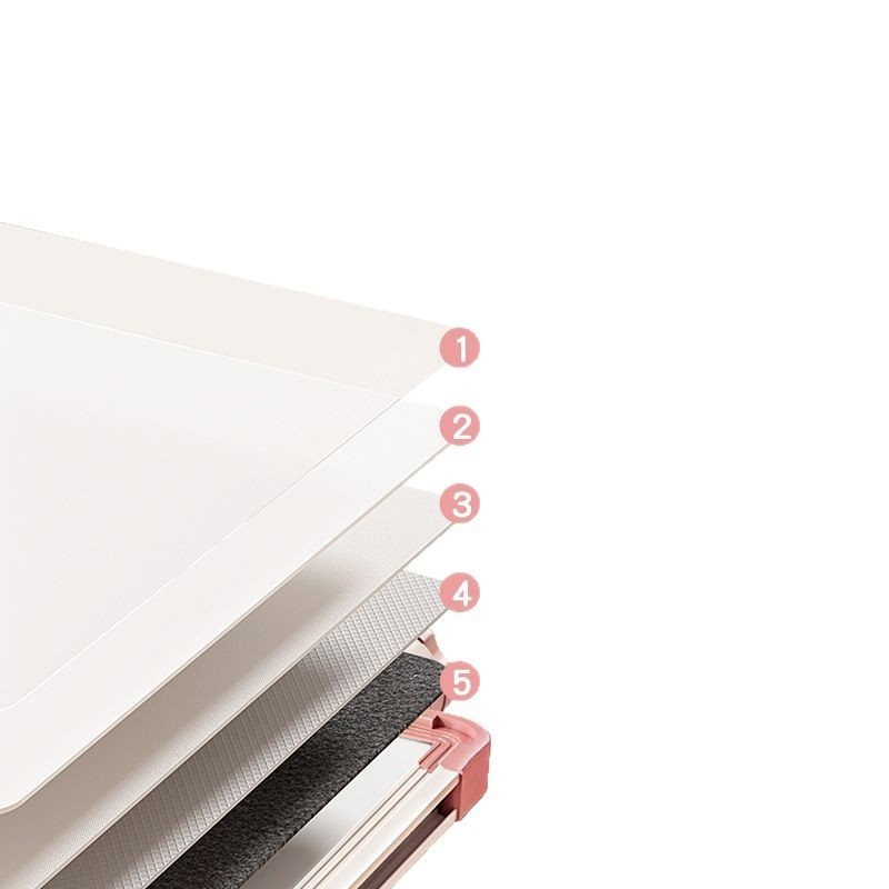 Rainbow детска магнитна двустранна дъска за рисуване, с магнитна поставка и изтриваща се повърхност