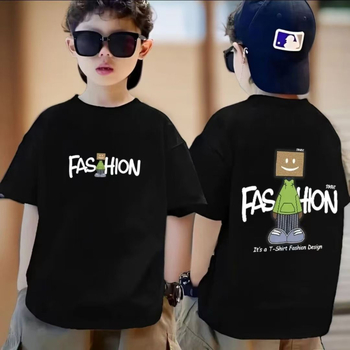 Dječje pamučno T-shirt s kratkim rukavima, korejski stil, za djecu od 3 do 8 godina.