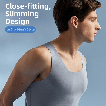 Ανδρικό τοπ χωρίς μανίκια με φαρδιές ώμους, Modal, 90–95% περιεκτικότητα σε Modal, Παχύ ύφασμα 251–300 g/m², στρογγυλός λαιμός, Καλοκαίρι