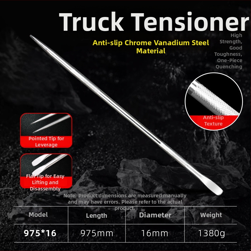 Járművekhez használt crowbar: kör és lapos vég, többfunkciós megerősítő eszköz