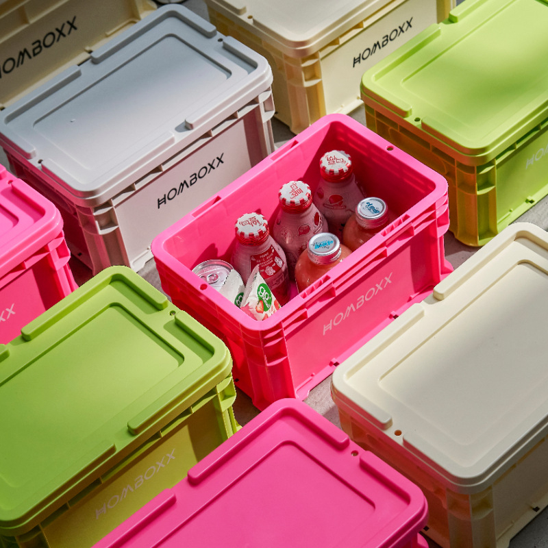 Stolna kutija za pohranu, stohiva — PP plast, otvoreni poklop, višedijelni organizator za sitnice, grickalice i kozmetiku