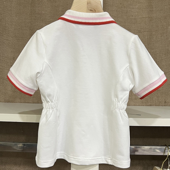 Dječja polo majica za djevojčice, kratkih rukava, 100% pamuk, korejski stil, za djecu 3–8 godina, ljeto