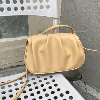 Ženska crossbody torba Hengjingyx – gradska jednostavnost, PU koža, stil sedla, magnetsko zatvaranje