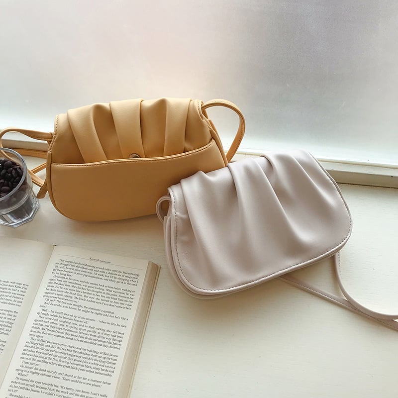 Ženska crossbody torba Hengjingyx – gradska jednostavnost, PU koža, stil sedla, magnetsko zatvaranje