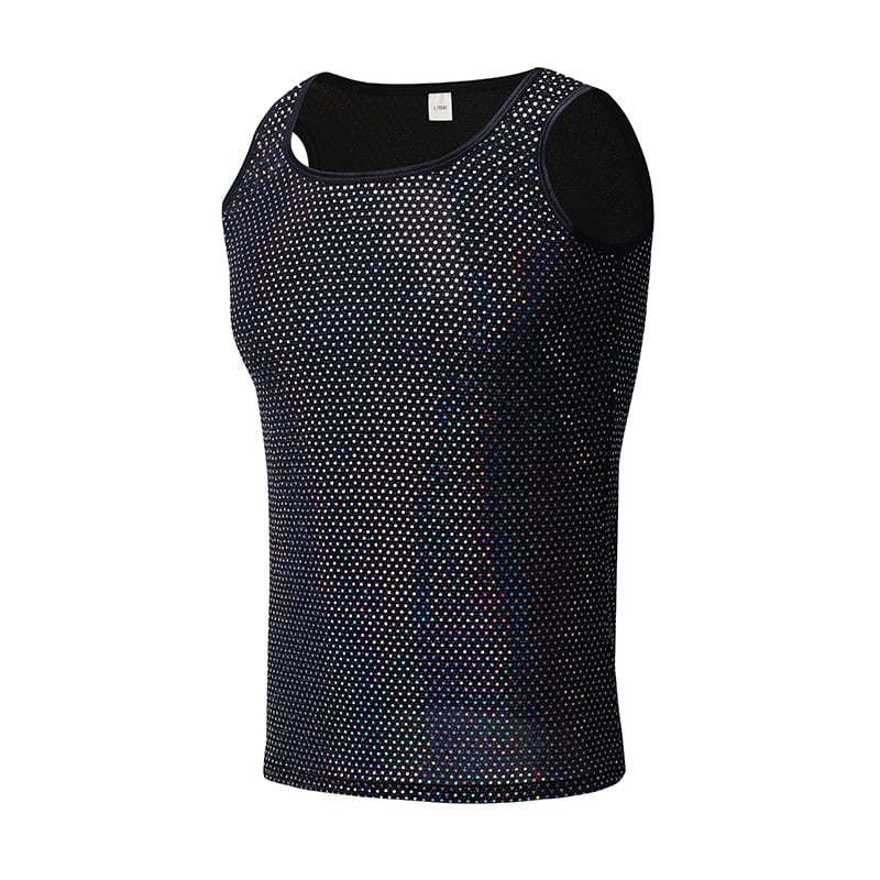 Mober ανδρικό τοπ χωρίς μανίκια, σπορ στυλ, νάιλον 80-90% περιεκτικότητα, στρογγυλή λαιμόκοψη
