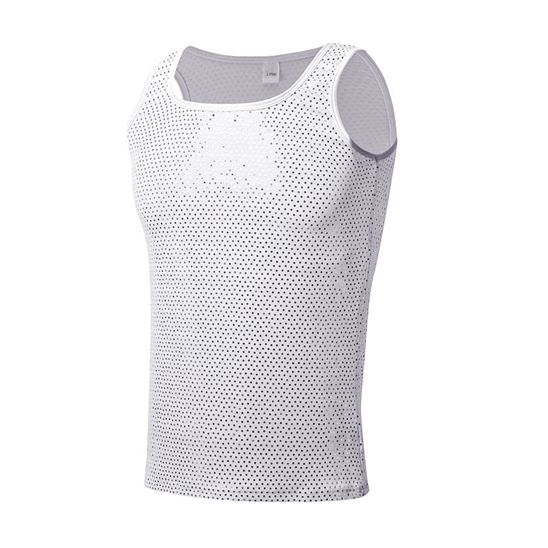 Mober ανδρικό τοπ χωρίς μανίκια, σπορ στυλ, νάιλον 80-90% περιεκτικότητα, στρογγυλή λαιμόκοψη