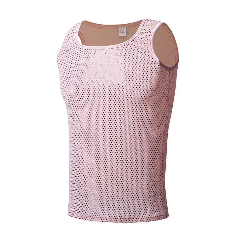 Mober ανδρικό τοπ χωρίς μανίκια, σπορ στυλ, νάιλον 80-90% περιεκτικότητα, στρογγυλή λαιμόκοψη