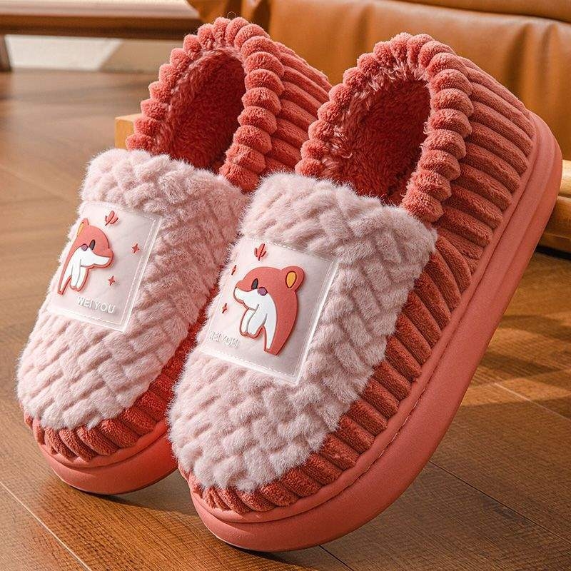 Мъжки вътрешни сандали с EVA подметка и плюшена горна част, ежедневен стил