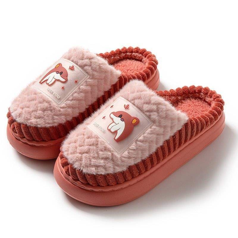 Мъжки вътрешни сандали с EVA подметка и плюшена горна част, ежедневен стил