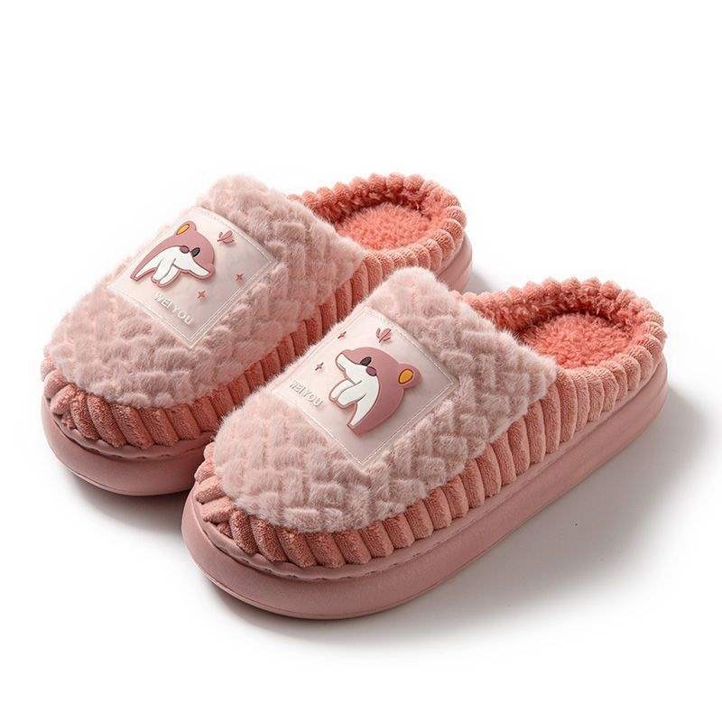 Мъжки вътрешни сандали с EVA подметка и плюшена горна част, ежедневен стил