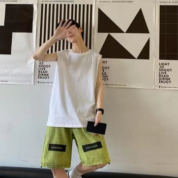 Спортен потник без ръкави – 100% памук, свободна кройка, подходящ за спорт и лято