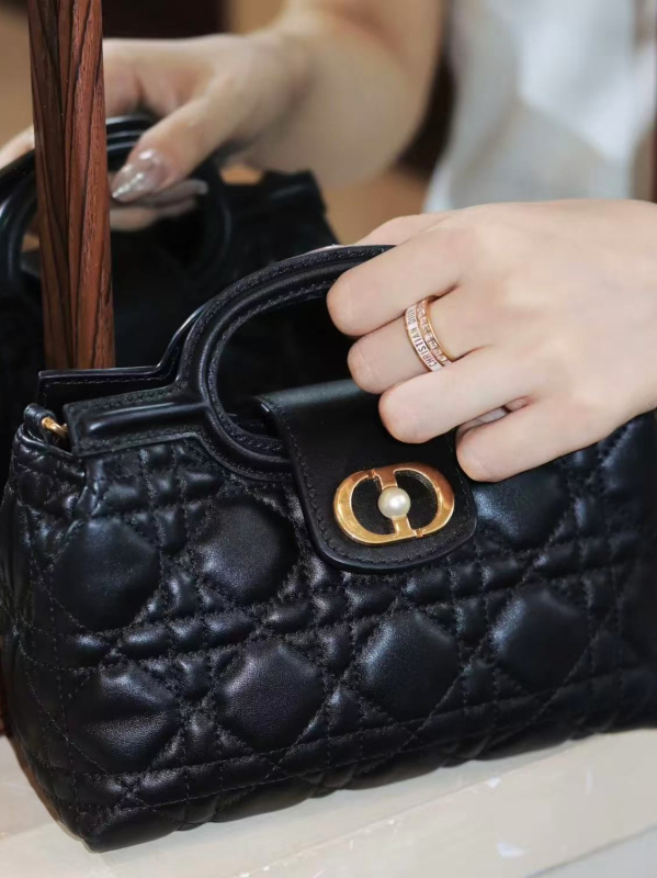 Crossbody torba s dijamantnim izvezenjem, prava teleća koža, lančani remen, magnetsko zatvaranje, unutarnja pretinica za telefon, proljeće 2025