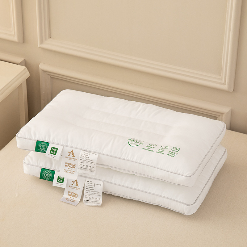 Τετράγωνο μαξιλάρι για παιδιά με στήριξη του λαιμού, γέμισμα Feather Velvet 100%, ύφασμα Class A από βαμβάκι-πολυεστέρα