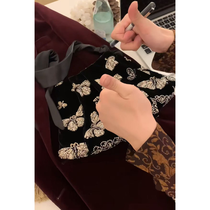 Gradiska minimalistička Tote torba od flanel, vertikalno kvadratnog oblika, zatvarač, unutarnji džepovi (s zatvaračem/za telefon)