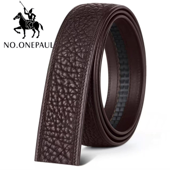 Kožni kaiš za muškarce (Prva sloj goveđe kože; Spona od čelika; Automatsko zaključavanje)