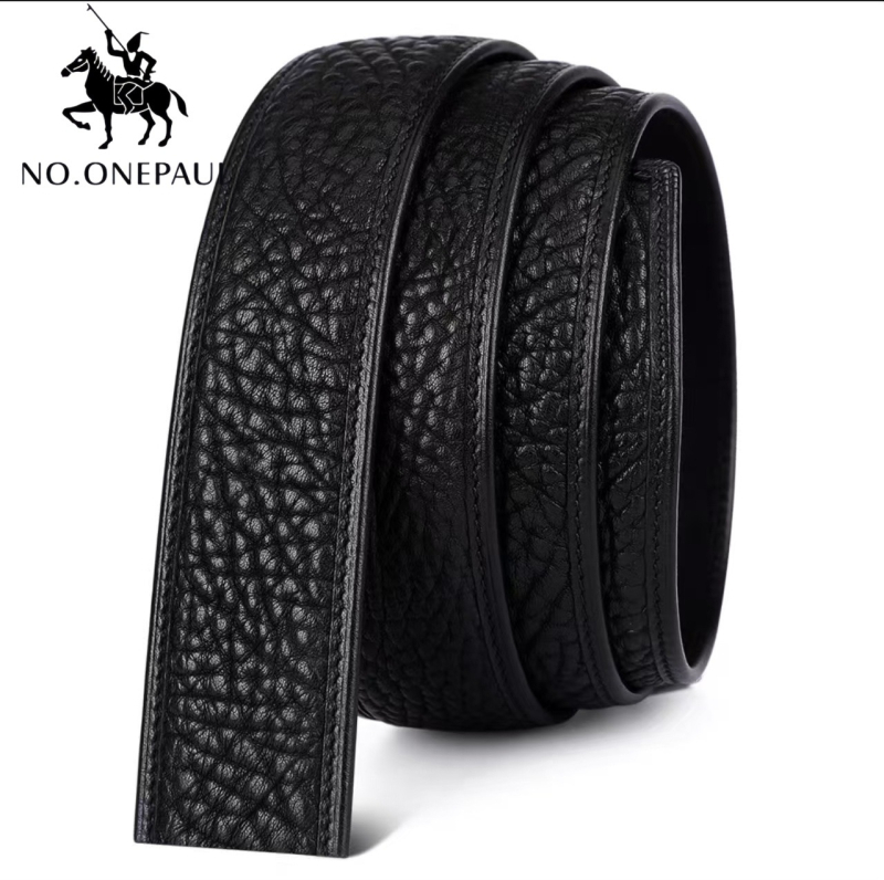 Kožni kaiš za muškarce (Prva sloj goveđe kože; Spona od čelika; Automatsko zaključavanje)