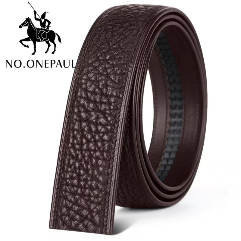 Kožni kaiš za muškarce (Prva sloj goveđe kože; Spona od čelika; Automatsko zaključavanje)