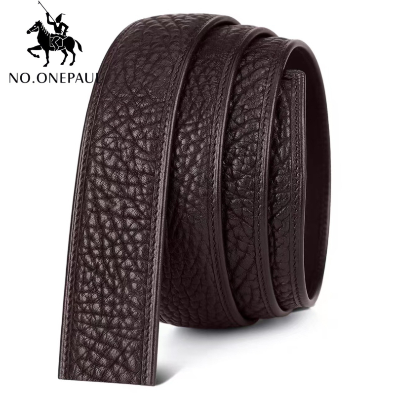 Kožni kaiš za muškarce (Prva sloj goveđe kože; Spona od čelika; Automatsko zaključavanje)