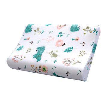 Детска възглавница от памет пяна, 100% памук, правоъгълна форма, мультяшен стил