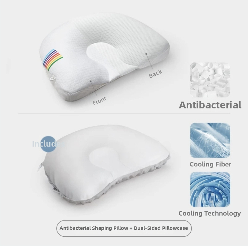 BeBeBus μαξιλάρι για μωρά με διαμόρφωση κεφαλιού, διαπνέον, κατά της παραμόρφωσης του κρανίου, για βρέφη 0–3 ετών, ύψος 5,1–10 cm