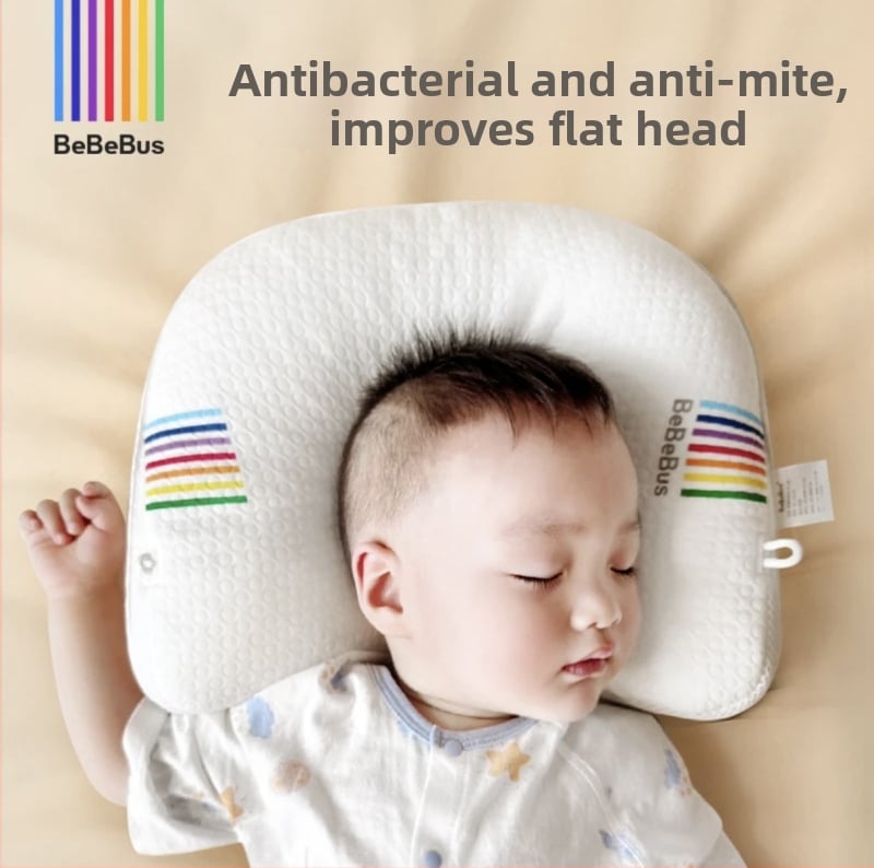 BeBeBus μαξιλάρι για μωρά με διαμόρφωση κεφαλιού, διαπνέον, κατά της παραμόρφωσης του κρανίου, για βρέφη 0–3 ετών, ύψος 5,1–10 cm