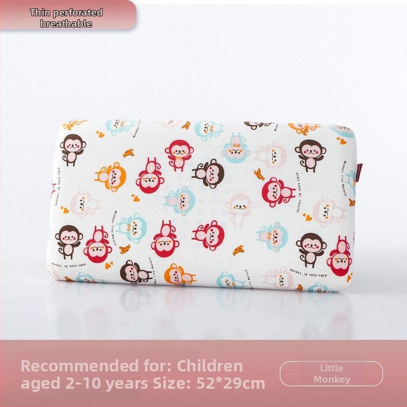 Тънка възглавница от паметна пяна за деца и бебета, правоъгълна форма, 1–2 кг, поддържаща шийния стълб