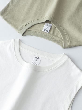 Безръкавка тип тениска с кръгло деколте, свободен силует, 95–100% памук, 230 g тежък памук