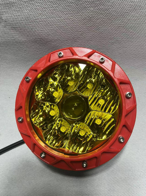 Kružni off-road reflektor; Materijal: aluminij+PC; Snaga: 60-120W; Napon: 9-36V; Svjetlosni tok: 12000LM