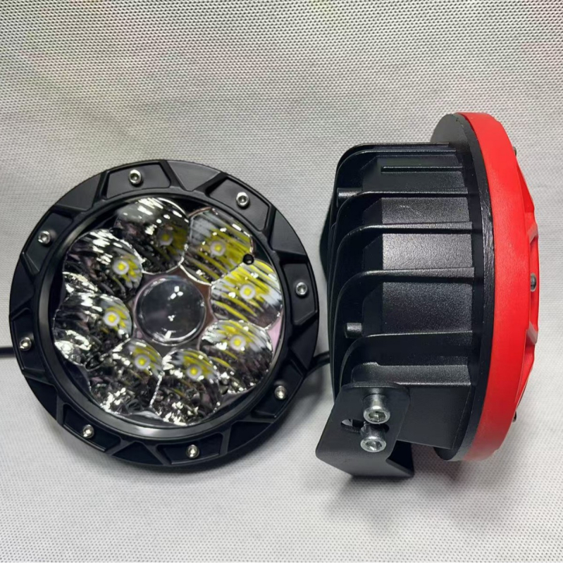 Kružni off-road reflektor; Materijal: aluminij+PC; Snaga: 60-120W; Napon: 9-36V; Svjetlosni tok: 12000LM
