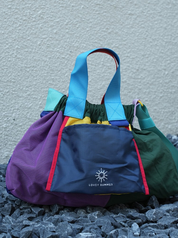 Dumpling torba od najlona, unisex, magnetska kopča, trodimenzionalni oblik