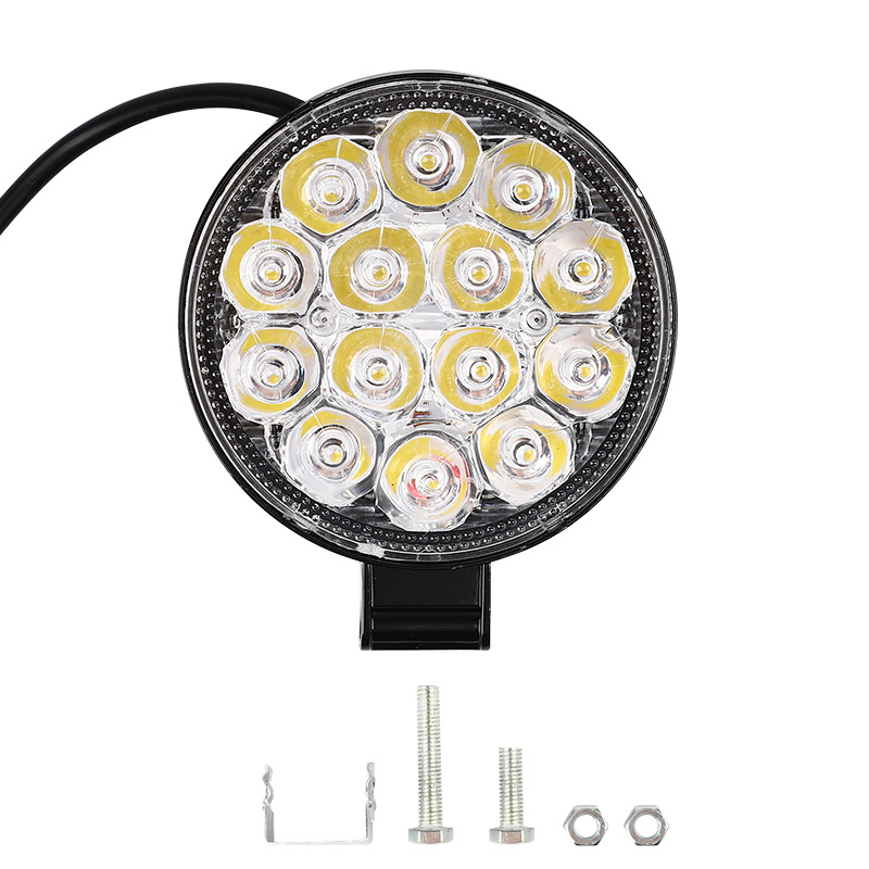 Off-road LED radna svjetiljka, 14 LED, 42W, 12-80V, aluminijsko kućište, prilagodljivo procesiranje