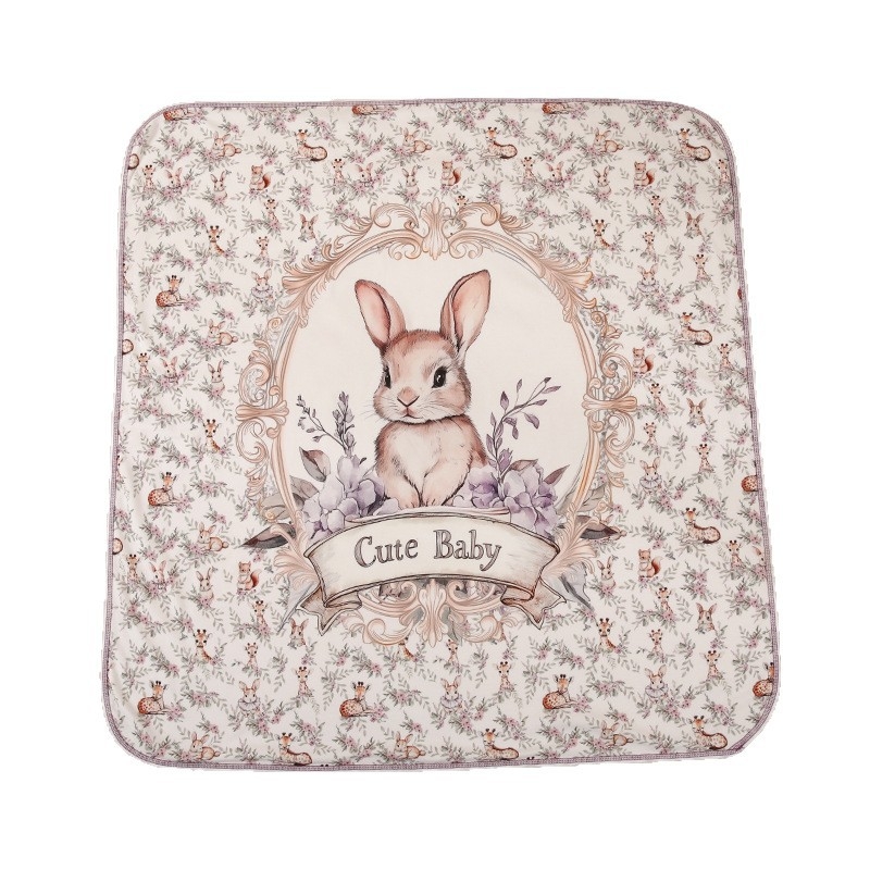 Meijia bell Baby Swaddle wrap - Dvostruki sloj, 100% pamuk, uzorak životinja/crtani, za novorođenčad 0–12 mjeseci