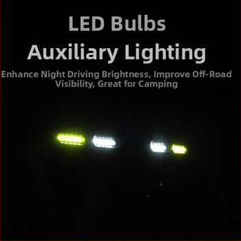 Strešný reflektorový rám svetla — Kompatibilný s Prado LC250, Haval H9, Raptor, Jietu Traveler, Shanhai T2; Značka: Danyang Deliang