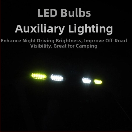 Strešný reflektorový rám svetla — Kompatibilný s Prado LC250, Haval H9, Raptor, Jietu Traveler, Shanhai T2; Značka: Danyang Deliang