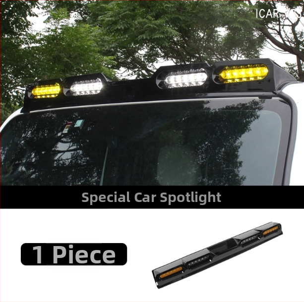 Strešný reflektorový rám svetla — Kompatibilný s Prado LC250, Haval H9, Raptor, Jietu Traveler, Shanhai T2; Značka: Danyang Deliang