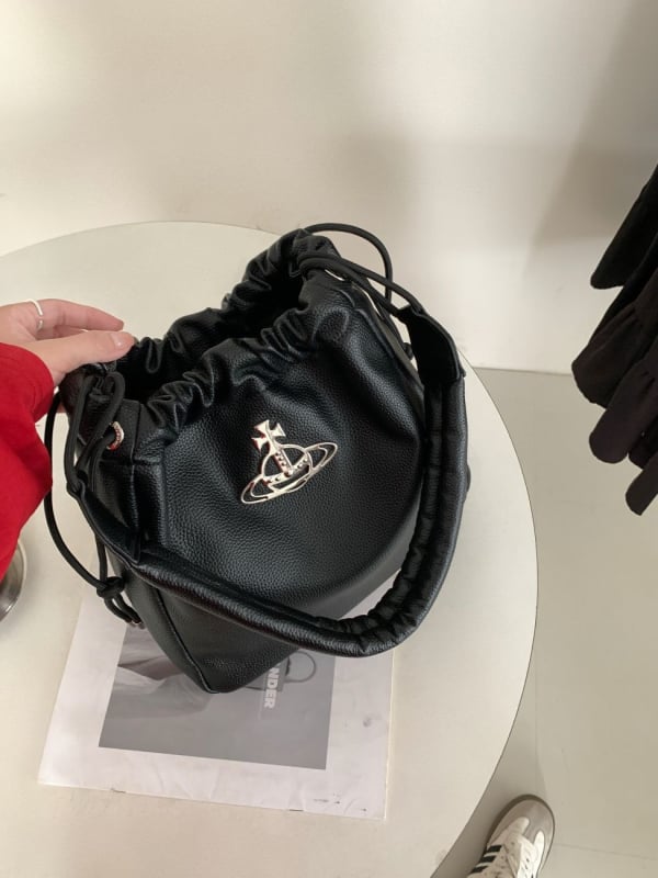 Drawstring bucket torba - PU materijal, velika kapaciteta, vertikalni kvadratni oblik, unutarnja džep sa zatvaračem, poliester podstava