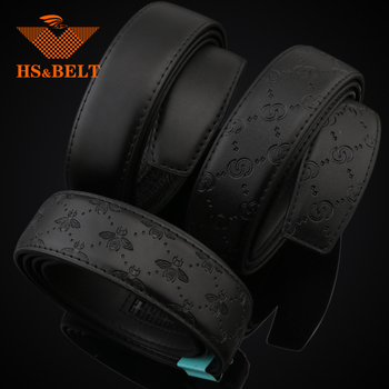 Muški remen od PU kože s reljefnim uzorkom, automatska kopča, širina 2–4 cm, korejski stil.