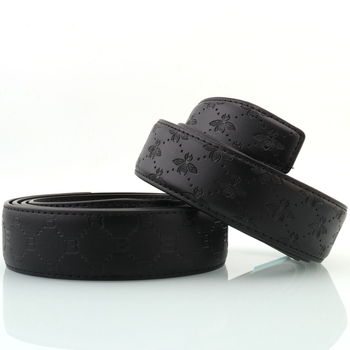 Muški remen od PU kože s reljefnim uzorkom, automatska kopča, širina 2–4 cm, korejski stil.