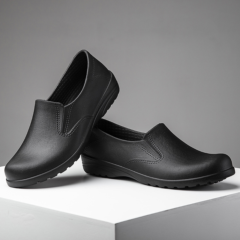 Pantofi de ploaie pentru bucătărie, unisex, anti-derapare, impermeabili și rezistenți la ulei, EVA partea superioară, talpă din cauciuc