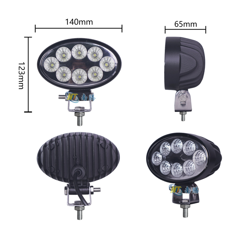 LED svjetlo za kabinu traktora, široko vidljivo polje, 24W, DC12-60V, 1040 lm, 6000-6500K