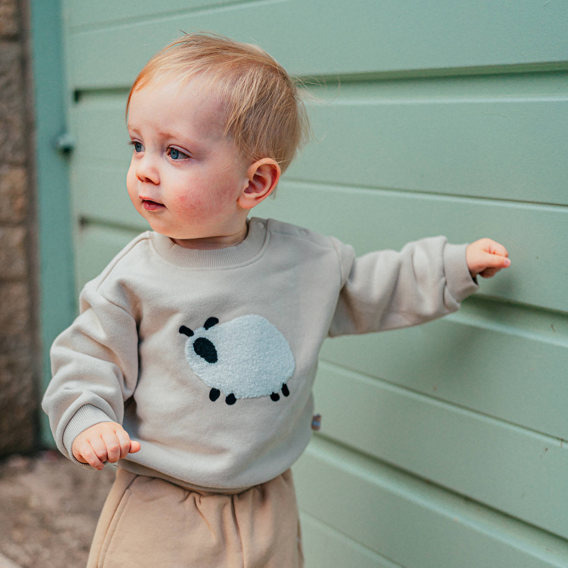 Dječja fleece mikina, unisex, duge rukave, nordijski jesenski stil, pamuk 86,7%, za uzrast 1–3 godine, Jesen 2025