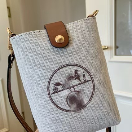 PU torbica za telefon crossbody s kožom Oil-Wax, uspravnog pravokutnog oblika, magnetsko zatvaranje, jednostrani remen, unutarnja džep za telefon