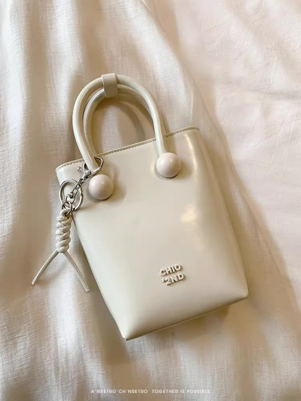 PU kožna torba za mobitel, bucket bag stil s gradskom jednostavnošću, magnetska kopča, unutarnja pretinac za mobitel