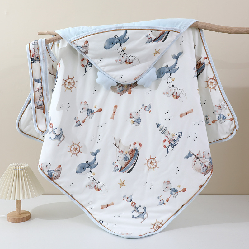 Ölelő babatakaró - 100% pamut, töltet pamut, 0,5 kg alatt, újszülötteknek