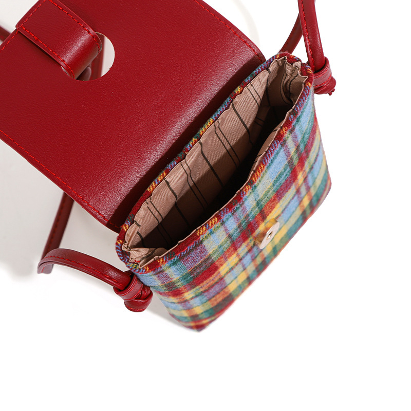 Torbica za telefon od PU materijala, otvaranje s klapnom, unutarnja pretinica za telefon, vertikalni kvadratni oblik, podstava od poliester-pamuk