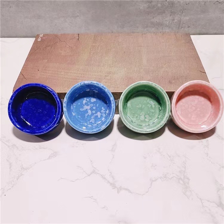 Kérámiás kisállat etető tál (Anti-Tilt, Anti-Splash; Xin Boheng; származás: Dehua; 360 darab; akváriumhoz)